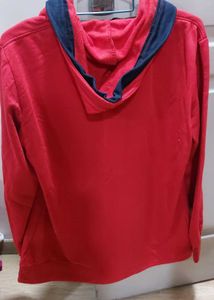 Red Zip-Up Hoodie