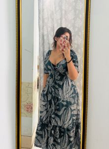 Floral Print Midi Dress