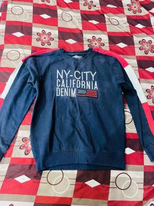 Men's NY-City California Denim Sweatshirt