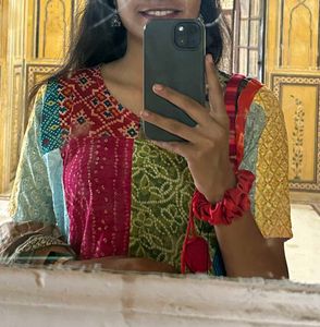 Colorful Patchwork Kurta