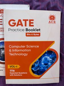 GATE Computer Science Practice Booklet VOL 1 and 2