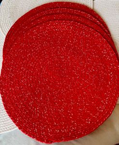 Red Braided Placemat