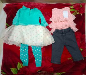Cute Girls' Kurta and Pants Set