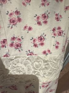 FOREVER 21 Cute Rose Print Fit &amp; Flare Dress