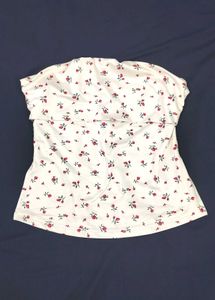 Cute Floral Tube Top