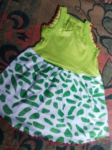 Cute Hibiscus Dress for Toddlers