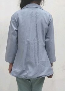 Stylish Light Blue Jacket for Women