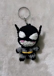 crochet batman keychain. coustomaisable