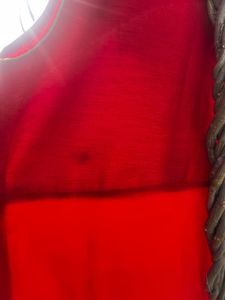 Elegant Red Embroidered Kurti.