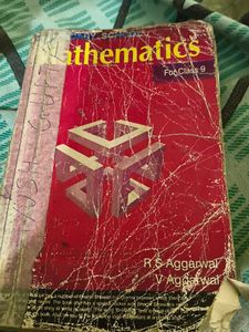 Mathematics for Class 9 by R S Aggarwal