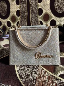 Vintage Sparkly Evening Clutch Bag