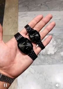 Casio Couple Black Watch Set