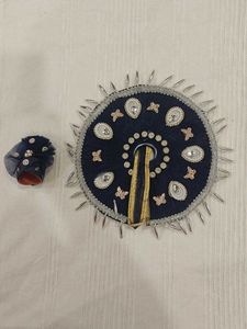 Ornate Blue dress for laddu gopal
