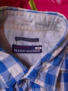 Men's Blue Checkered Casual Shirt