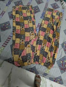 Bohemian Patchwork Palazzo Pants