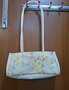 Floral Textured Shoulder Bag
