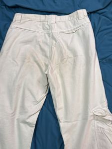 Beige Cargo Pants