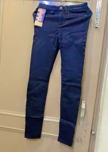 Classic Navy Blue Skinny Fit Pants