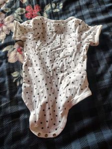 Cute Star Print Baby Bodysuit