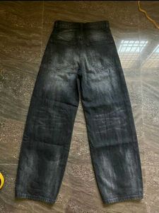 Trendy Distressed Wide Leg Jeans men/woman
