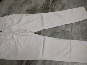 Casual White Pants