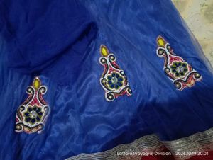 Embellished Blue suit Set