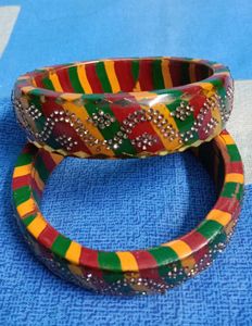 Rajasthani / Marwadi Multicolor Lac Kada