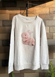 Cute Bunny Graphic Sweatshirt