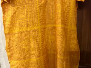 Yellow Coloured kurti