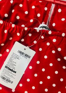 Chic Red Polka Dot TOP