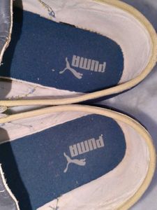 Puma Navy Blue &amp; Flourocemt Green Slip-on Sneakers