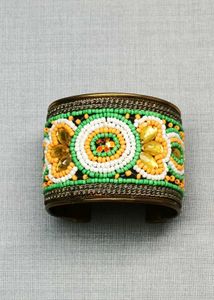 Boho Beaded Cuff Bracelet