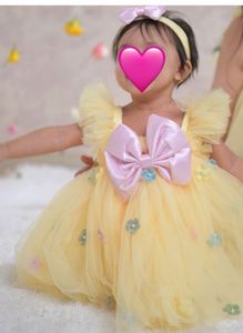 Adorable Yellow Tulle Dress