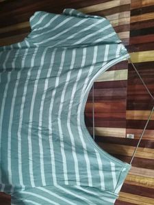 Striped Casual Midi Dress