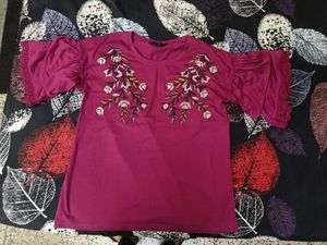 MAX stylist Top with sleeve detailing