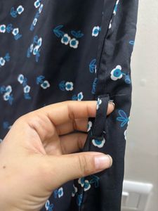 French Connection Black Floral Mini Dress