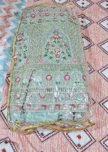 heavy cancan lehanga for wedding