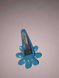 Blue Flower Hair Clip