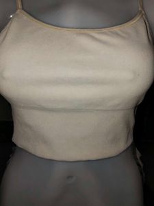 H&amp;M Sport Ribbed Cami Crop Top / Sports Bra