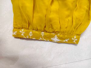 Stylish Yellow Kurta Set with Dupatta