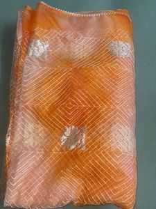 Beautiful Orange Saree
