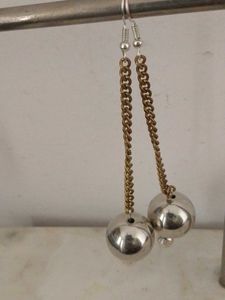 Chunky Ball Chain Drop Earrings