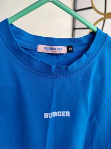 Burgerbae New Tshirt Royal Blue