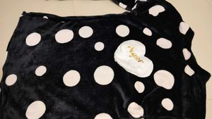 Women's Polka Dot Fleece Sweatshirt
