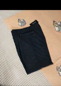 Chic Black Belted Trousers