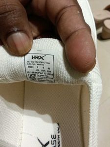 HRX White Slip-On Sneakers