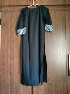 Long Side Slit Kurta With 3/4th Sleeve