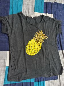 Gray Pineapple Tee