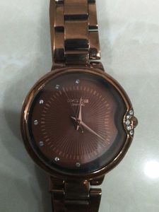 Rose Gold Analog Watch