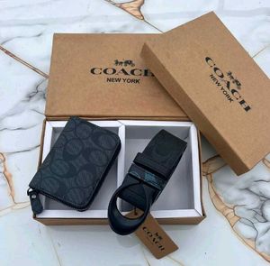 Coach Belt &amp; Wallet Set